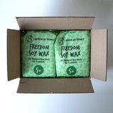 American Soy Organics- 10 Lb Of Freedom Soy Wax Beads For Candle Making - Microwavable Soy Wax Beads - Premium Soy Candle Making
