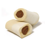 Cadet Double Stuffed Shin Bone - Highly Digestible, High Protein, Long-Lasting Dog Chew Bone for Aggressive Chewers, Supports De