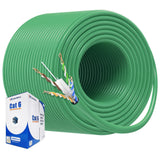 Cable Matters [UL Listed] 10Gbps in-Wall (CM) Rated 23AWG Bare Copper Cat 6 Cable - 1000ft, Solid, UTP Cat6 Bulk Ethernet Cable,