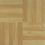 Nexus Self Adhesive 12-Inch Vinyl Floor Tiles, 20 Tiles - 12 x 12, Four Finger Square Parquet Pattern - Peel & Stick, DIY Floori