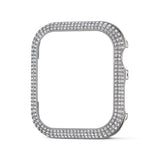 Swarovski Sparkling Smartwatch Case compatible with Apple Watch Series 4 and 5, 40mm, Silver Tone