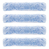 Ylebs 4 Packs 15inch Microfiber Window Scrubber Refill Replacement Compatible with Unger Professional Window Cleaning Tool Refill S