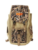 MOJO Outdoors Mojo Pack, Padded Straps, Zippered Closure, Weather Flap Decoy Backpack for Duck Hunting, Beige, One Size, (HW2310