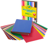 Crayola Construction Paper, 12 Assorted Colors 240 ct