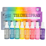 S.E.I. Playful Pastel Tie Dye Kit, Fabric Spray Tie Dye Set, Easy Clean Up, Easy Application, Tie Dye 8 Pack of Colors