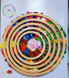 Lecraft Wood Embroidery Materials Starter Kit 5 Combo Set (Multicolor)
