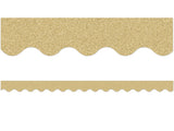 GOLD GLITZ SCALLOPED BORDER TRIM