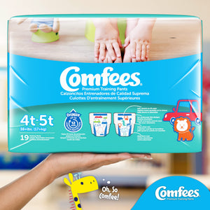 Cmf-B4 - Comfees Training Pants Boys, 4T/5T, 19 Count (X6)