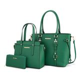 Montana West 3PCS Purses for Women Tote Bag and Wallet Set Shoulder Satchel Crossbody Bags Leather Handbag for Gift Travel Casua