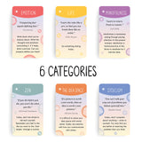 BEST 100 Mindful Prompts for Self Care & Stress Relief | Cards to Reduce Anxiety & Increase Relaxation | Perfect Mindfulness Gif