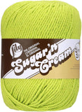 Lily Sugar N Cream Super Size Solid Yarn, 4oz, Gauge 4 Medium, 100% Cotton Hot Green Machine Wash & Dry