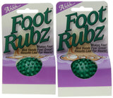Due North Industrial Foot Rubz Foot Hand & Back Massage Ball, Relief From Plantar Fasciitis, Green (2 Pack)