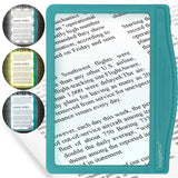MAGNIPROS 5X Large LED Page Magnifier for Reading with 3 Color Lighting Modes & AntiGlare Lens to Reduce Eye StrainPerfect for