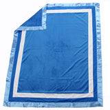One Grace Place Simplicity Blue Medium Quilt, Blue, Light Blue, White
