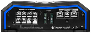 Planet Pulse Series 4 Channel Amplifier 2400W Max
