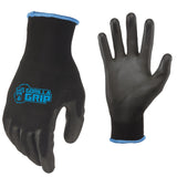 Gorilla Grip Work Gloves, Never Slip Maximum Grip All-Purpose, Gloves for Men, Superior in Wet, Dry, Oily Conditions, Polymer Pa