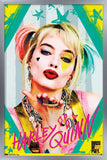 Trends International DC Comics Movie - Birds of Prey - Harley Quinn - Kiss Wall Poster, 22.375 x 34, Silver Framed Version