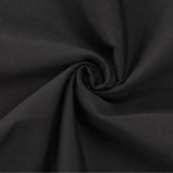 Cotton Polyester Fabric by The Yard - 60 Wide Broadcloth Fabric Soft,Breathable Material - for Lining,Clothes Sewing,DIY (Black,