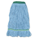 Boardwalk BWK502BLNB Super Loop Wet Cotton/Synthetic Mop Head Medium, Blue