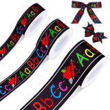 JarThenaAMCS 3 Roll Summer Watermelon Grosgrain Ribbon Red Green Fruit Ribbon for Wreath Bow Craft Gift Wrap Party Decor, 15 Yar