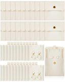 Ferreve 20 Pcs Microfiber Jewelry Pouch with Insert Pad Snap Button 8x8cm Jewelry Packaging Gift Bags for Rings Necklace Bracele