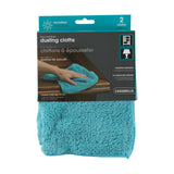 Casabella Microfiber 12 x 14 Cloth, Pack of 2, 1 EA, Blue Dusting, 2 Count
