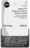 Dritz 3008 Appliqu Pins, 3/4Inch (350Count), Nickel