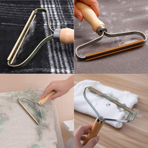 Portable Lint Remover, Fuzz Shaver - Reusable Double Sided Travel Brush for Removing Lint Pet Hair Dust in Clothes and Furniture