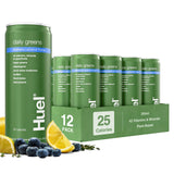 Huel Daily Greens Ready-to-Drink | Blueberry Lemon Thyme Superfood Greens | 91 Vitamins, Minerals, and Wholefood-Sourced Ingredi