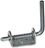 Buyers Products B2595 Spring Latch Assembly, 1/2 Spring Loaded Latch Pin Without Keeper, Zinc Plated Latch for Gate Latch, Utili