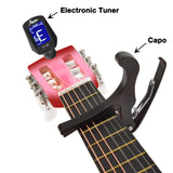 30 Wood Guitar With Case And Accessories For Kids/Girls/Boys/Beginners (Pink Gradient)