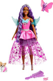 Barbie Doll with 2 Fantasy Pets & Dress, BrooklynDoll from a Touch of Magic, 7-inch Long Hair