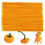 Caydo 100 Pieces Blonde Orange Pipe Cleaners Craft Supplies Flexible Chenille Stems for DIY Crafts Project and Valentines Day D