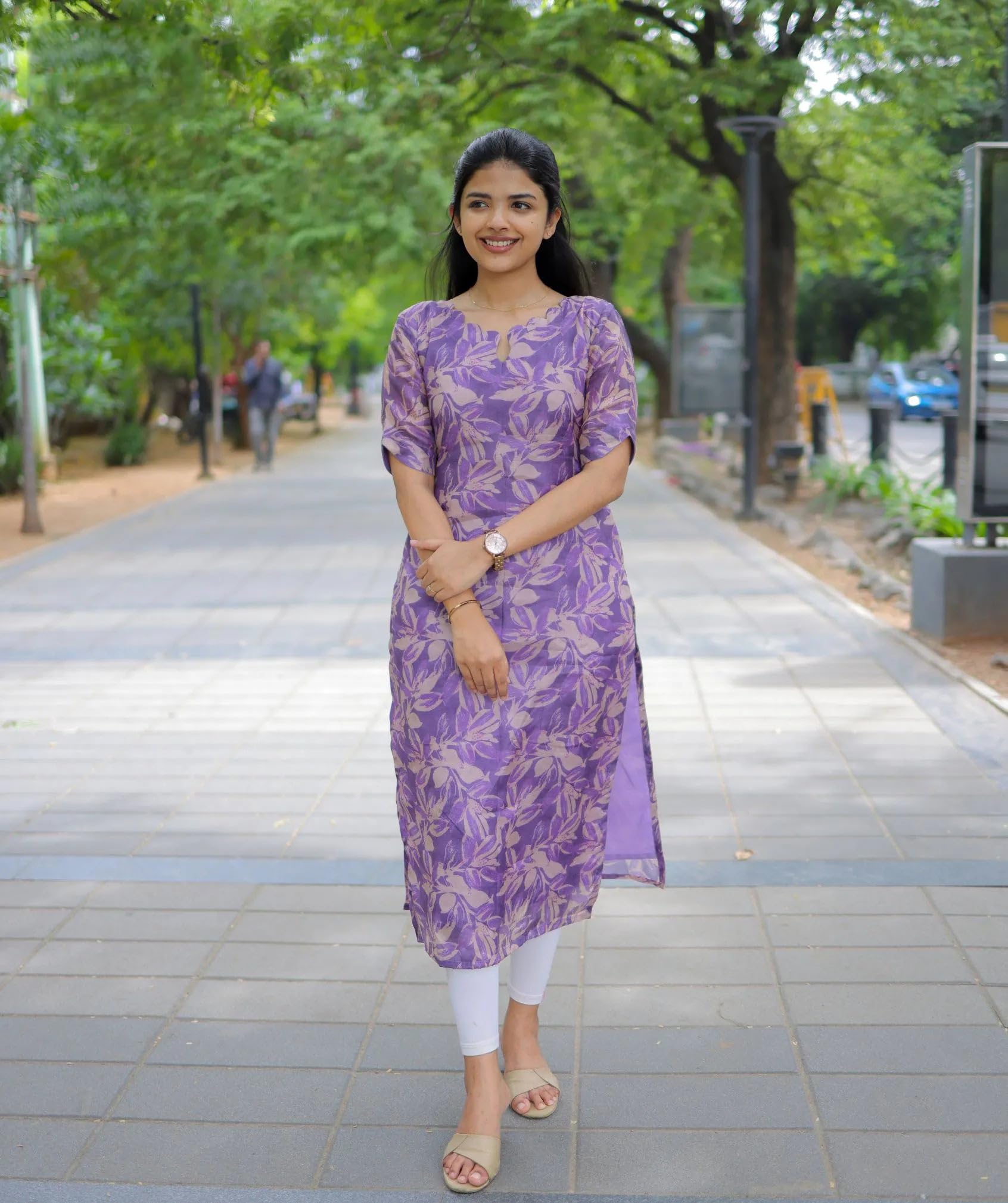 Anni Designer Women'S Rayon Viscose Printed Straight Kurta Pack Of 2 Combo (Godavari Blue-Godavari Green-Combo_M_Multicolor_Medium),Multicolour,M,Rayon Blend,Regular,