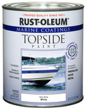 RustOleum 207000 Marine Coatings Topside Paint, Quart, SemiGloss White 32 Fl Oz (Pack of 1)