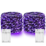 Dazzle Bright Fairy String Lights, Total 40FT 120LED Copper Wire Battery Operated Waterproof Lights, Halloween Decorations for I