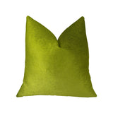 Plutus Brands Plutus Contentment Grass Handmade Throw Pillow, 22 X 22, Green