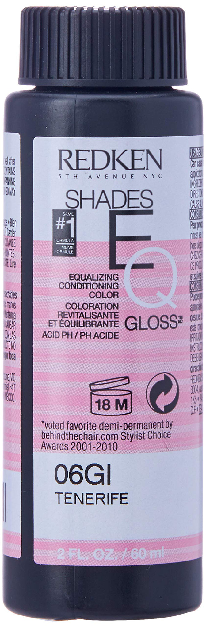 Redken Shades Eq Color Gloss Hair Color For Unisex Tenerife, 2 Fl Oz