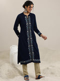 Libas Women'S Wool Regular Kurta (58144W_Blue Blue M