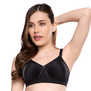 Trylo Women'S Non-Wired Bra (Alpa_Black_40H),Black,40,B07YNYQFYJ