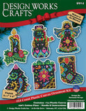 Design Works Crafts Christmas Fantasy Counted Cross Stitch Ornament Kit, Multi