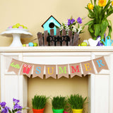 Tatuo Hello Summer Banner Burlap Rustic Garland Summer Decorations Home Party Hanging Decor for Door Mantel Fireplace Pool Beach