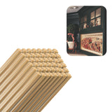 Pine Square Dowels (3/8 x 36, Pack of 40) | Variety of Diameters & Wood Species | Unfinished Wooden Dowel Rods for Crafts & DIY 