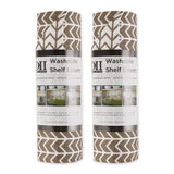 Mushroom Herringbone Shelf Liner Set/2
