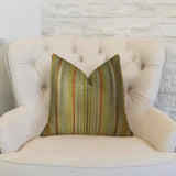 Plutus Brands Plutus Kentucky Field Handmade Throw Pillow, 12 X 25, Gold/Red/Silver