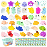 Mochi Squishy Toys Bulk for Kids Party Favors Pack 40 - BONNYCO | Goodie Bags Stuffers for Kids 3-5 4-8, Return Gifts Birthday P