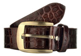 Exotique MenS Brown Casual Genuine Leather Belt(Bm0033BrMedium)