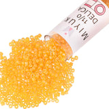 Miyuki Delica Seed Beads - Size 11/0 (1.6 mm), DB2045, Luminous Mango, 7.2 g, Approx. 1440 Beads, Made in Japan