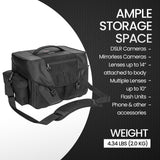 Tamrac Stratus 21 Camera Bag for Photographers, Camera Case for Photography Accessories, Shoulder Bag for DSLR and Mirrorless Ca