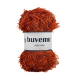 Eyelash Fun Fur Yarn 100 Gram (3.53 Ounces) 175 Yards (160 Meters) (Rust)